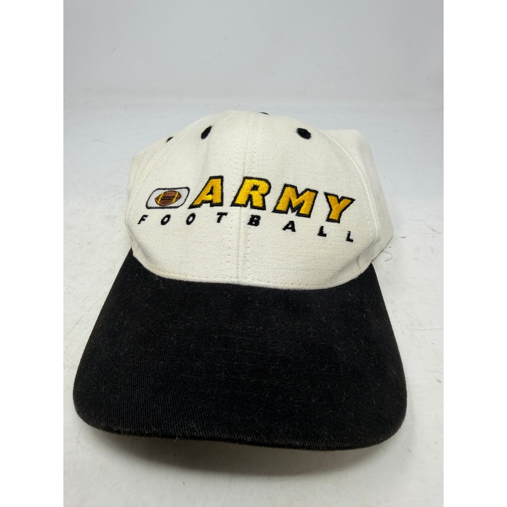 Army Hat Unisex OSFM White NCAA Football Anaconda Sports EUC